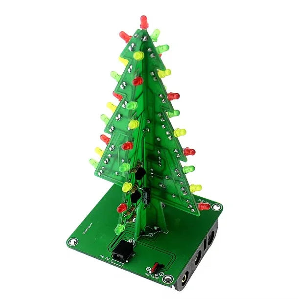 3D Christmas Tree LED DIY Kit - Robot Pi Shop