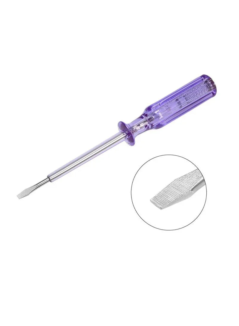Voltage Tester Screwdriver Flat Head - Robot Pi Shop