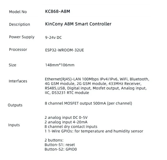 KC868-A8M Kit - Robot Pi Shop