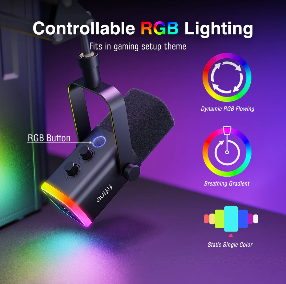 FIFINE AmpliGame SC3 and AM8T Complete Gaming Audio Kit