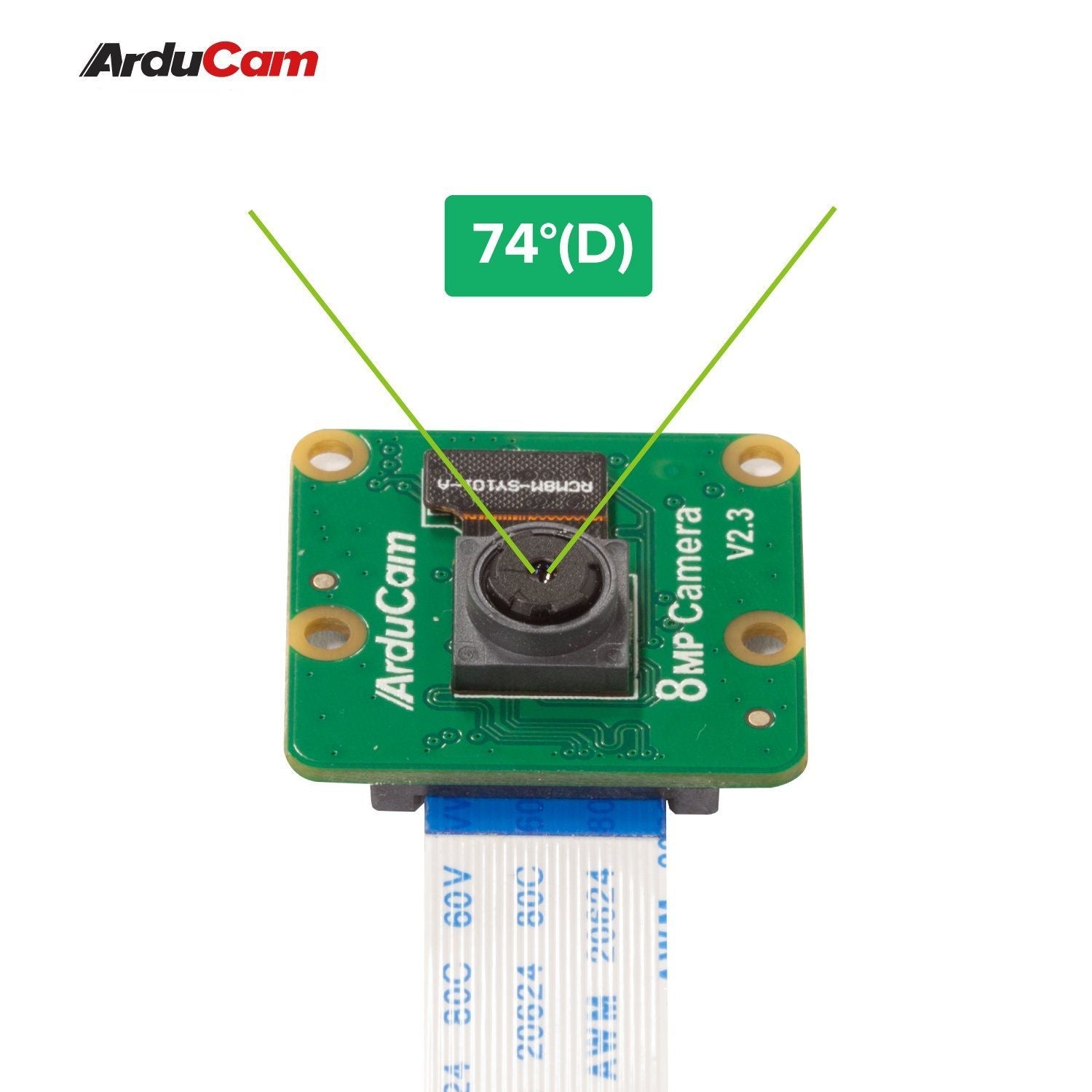 Arducam IMX219 Visible Light Fixed Focus Camera Module