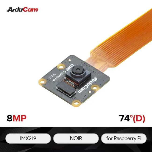 Arducam 8MP IMX219 Night Vision Camera - Robot Pi Shop