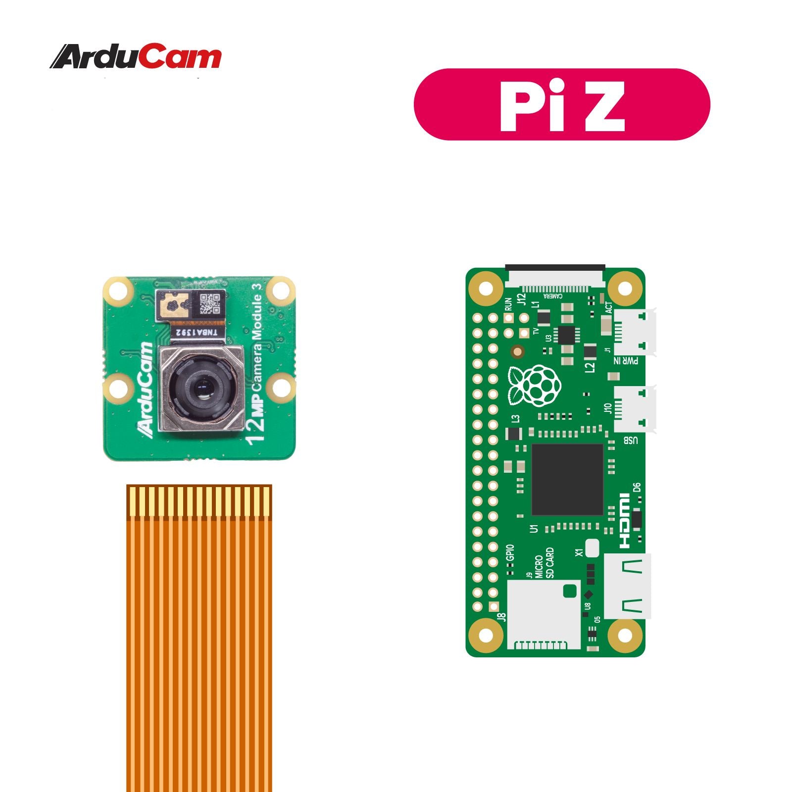 12MP IMX708 Autofocus Camera Module 3