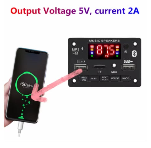 Bluetooth 5.0 MP3 Decoding Board Module