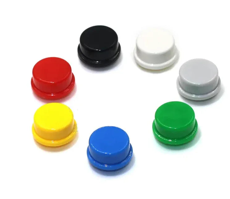 Round Tactile Button Cap - Robot Pi Shop
