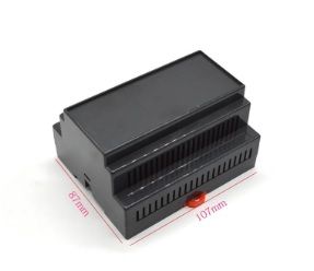 ABS Din Rail Enclosure Black