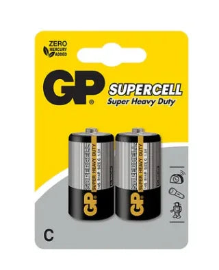 GP Supercell Carbon Zinc C - Robot Pi Shop