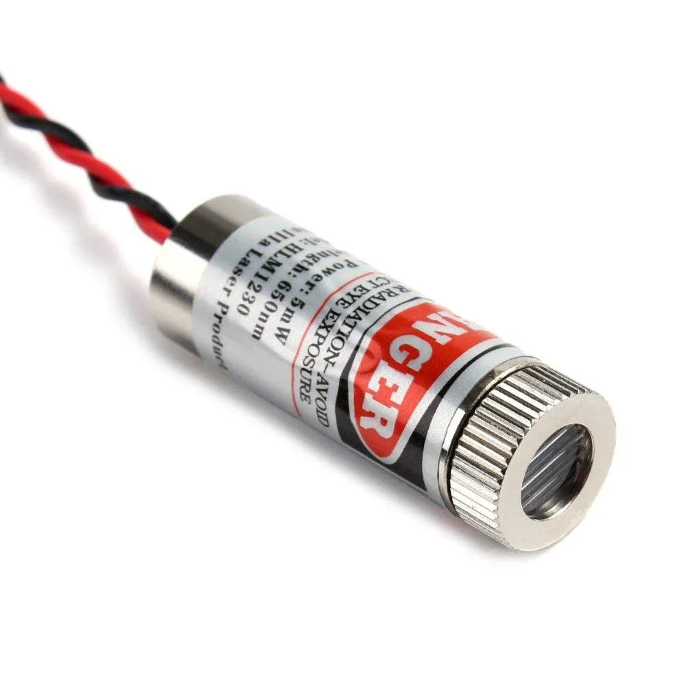 Red Line Laser Module 5mW 650nm - Robot Pi Shop