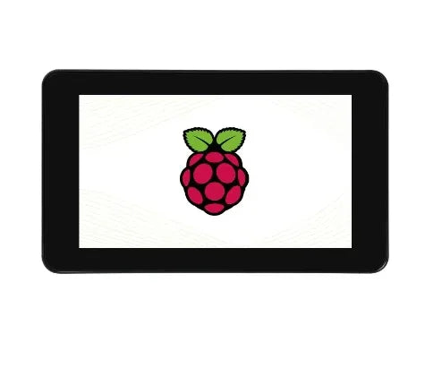 7inch Capacitive Touch Display, DSI Interface, IPS Screen, 800×480, 5-Point Touch, with case - Robot Pi Shop