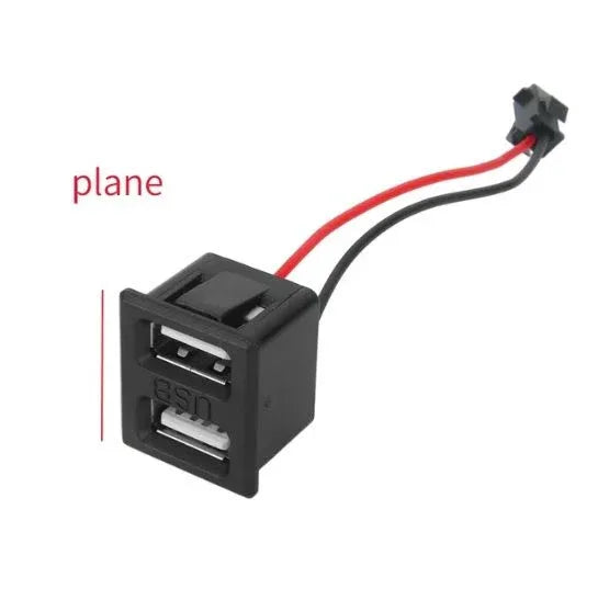 Dual USB Charging Plane Socket - Robot Pi Shop