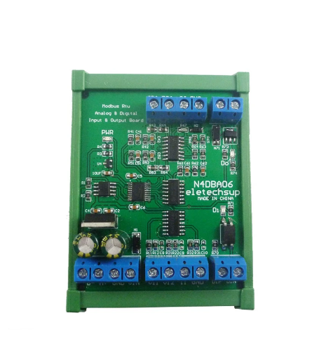 Din Rail DC 12V 8CH Analog Digital Input Output Devices