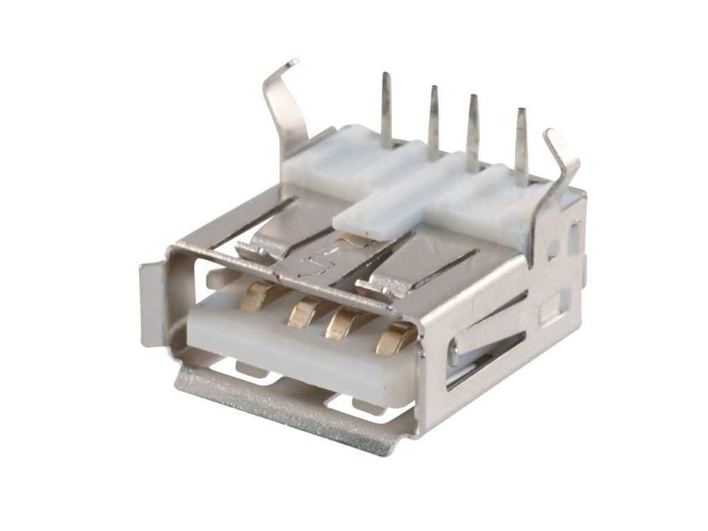 USB 2.0 A socket to PCB