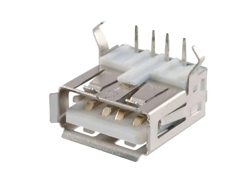 USB 2.0 A socket to PCB - Robot Pi Shop