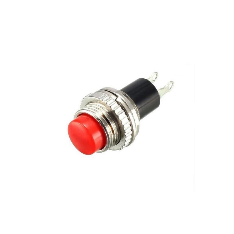 Red DS-316 10MM Momentary Self- Reset Push Button Switch