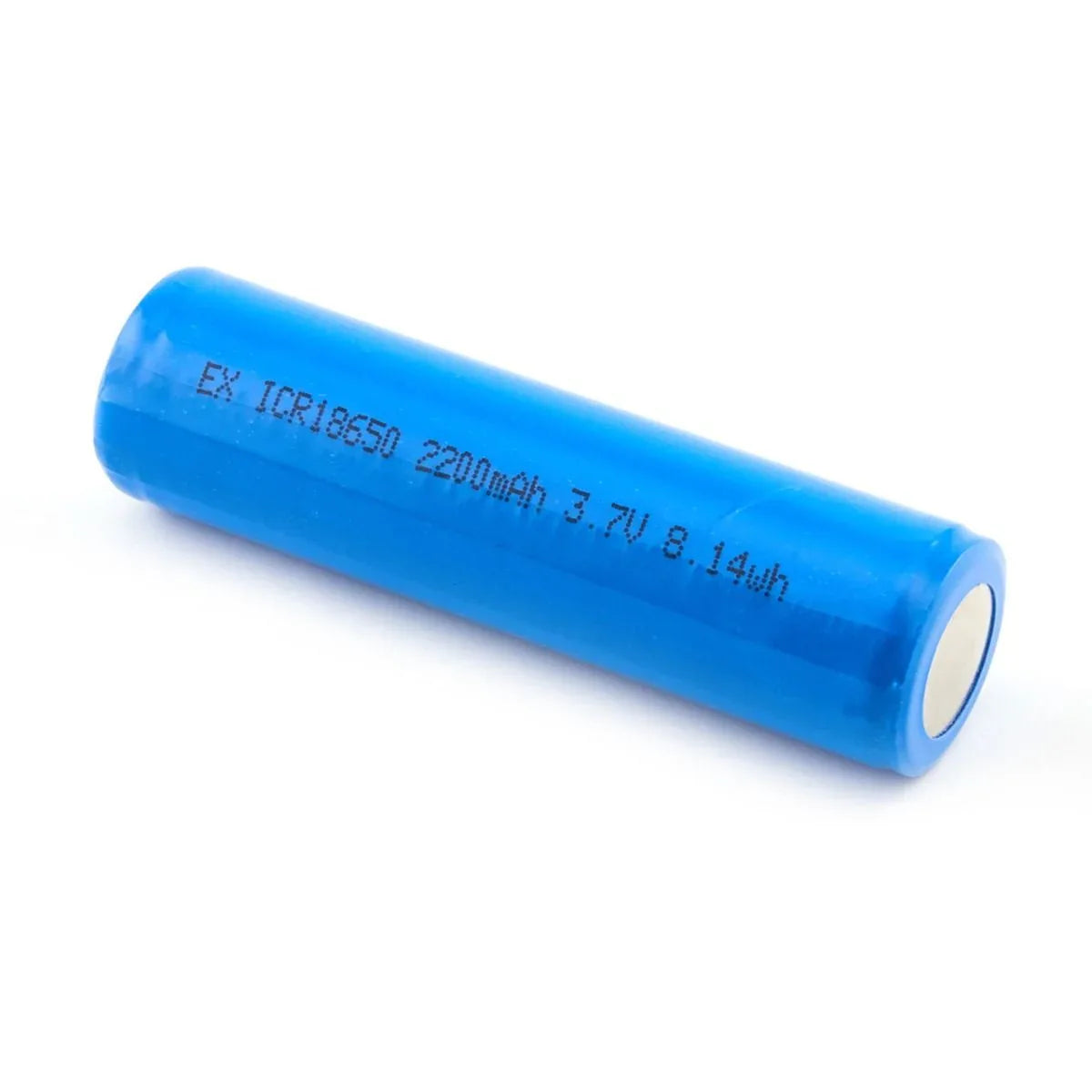 Li-ion Rechargeable Battery 18650 - 3.7v 2200mAh - Robot Pi Shop
