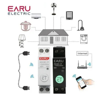 EARU WiFi Circuit Breaker eWelink - Robot Pi Shop
