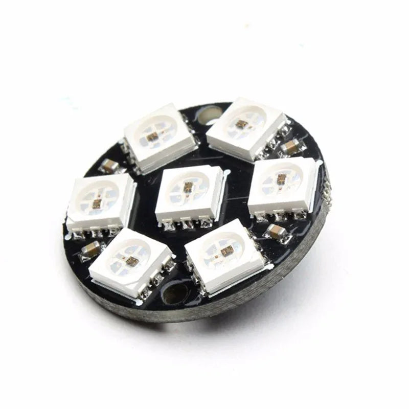 7 Bit WS2812 5050 RGB LED Built-in Full-Color Driving Lights - Robot Pi Shop