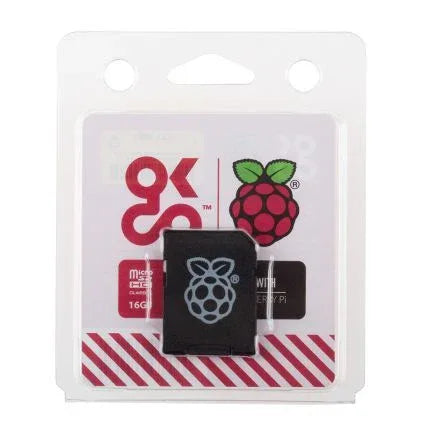 Raspberry Pi NOOBS Preloaded MicroSD Card 16GB - Robot Pi Shop