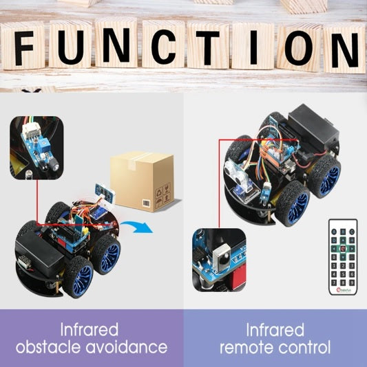 Make Fun Arduino Robot 4WD Car