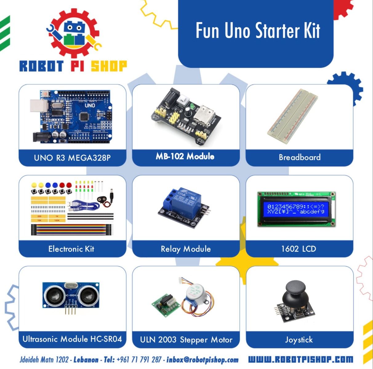 Robot Pi Shop Fun Uno Starter Kit