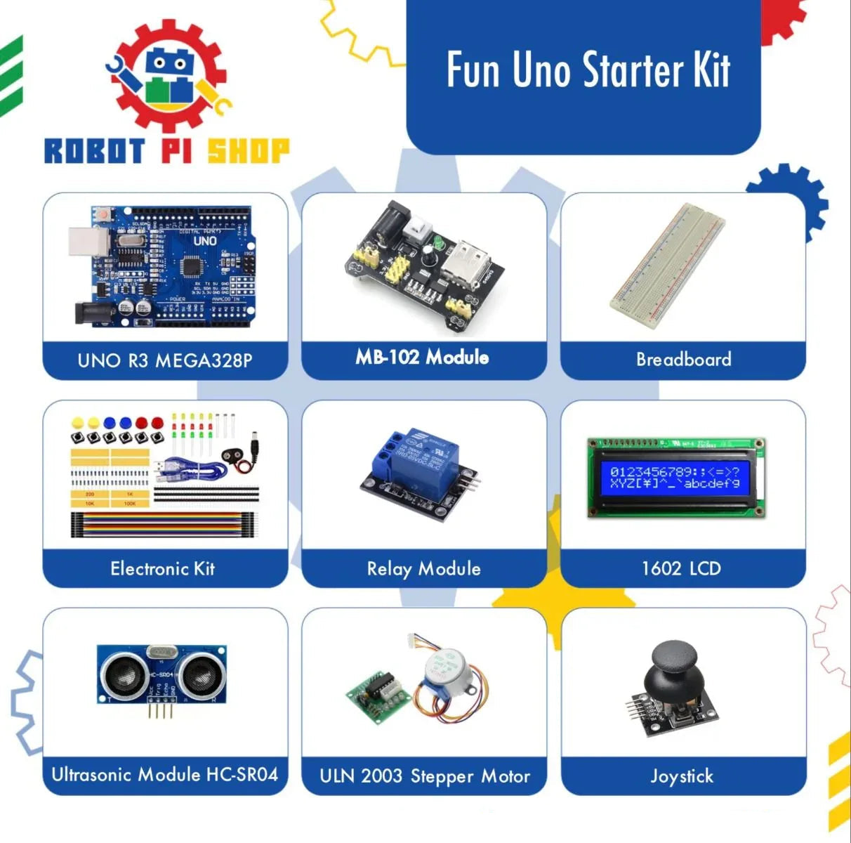 Robot Pi Shop Fun Uno Starter Kit - Robot Pi Shop