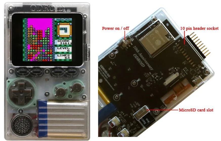ODROID-GO (Opensource Gaming Console) - Robot Pi Shop