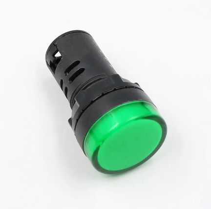 AC220V 22mm AD16-22DS LED Signal Lamp Green