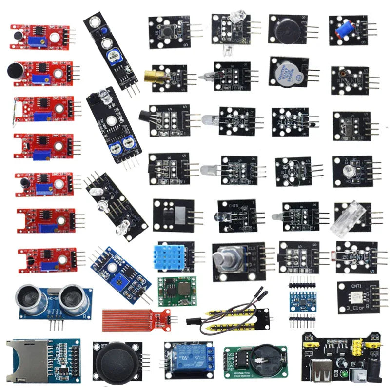 45 In 1 Sensors Modules Starter Kit - Robot Pi Shop