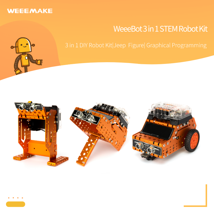 WeeeBot 3-in-1 STEM Robot Kit