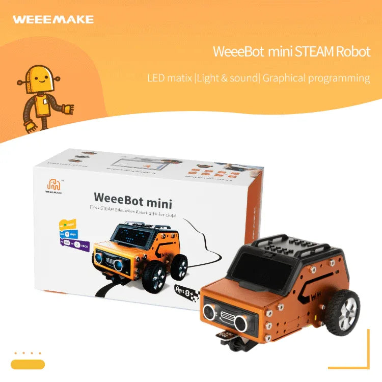 Mini Robopt WeeeBot mini STEM Robot V2.0 - Education version – Robot Pi Shop