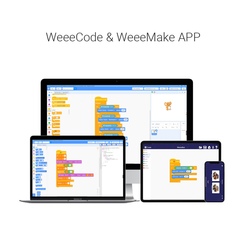 WeeeBot mini STEM Robot V2.0 - Education version