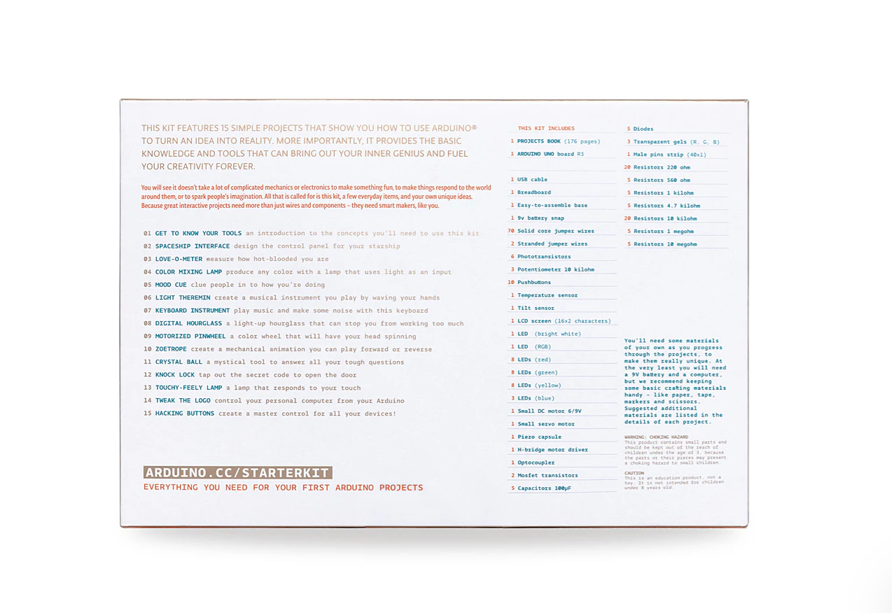 Arduino Starter Kit - English