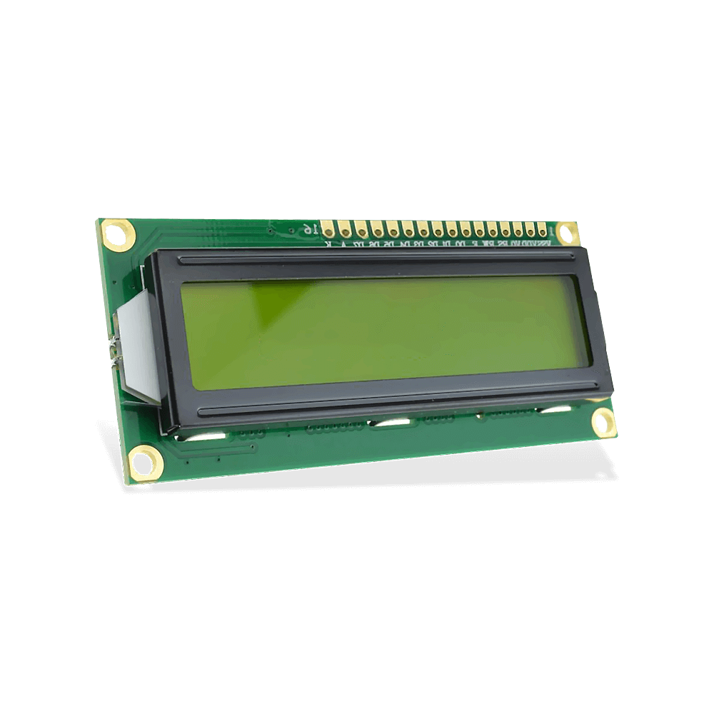 LCD 1602 Yellow Green Screen Character