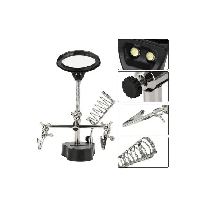 Electronic Inspection Repair Auxiliary Clip Magnifier - Robot Pi Shop