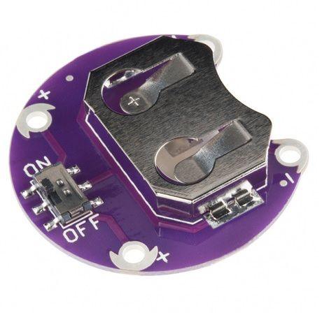 LilyPad Coin Cell Battery Holder CR2032 Battery Mount Module - Robot Pi Shop