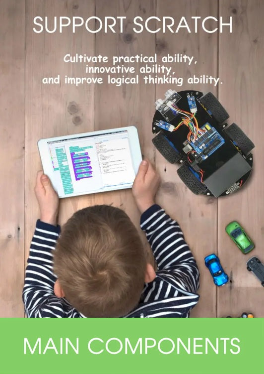 Make Fun Arduino Robot 4WD Car