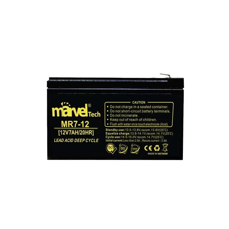 Marvel MR7-12 Battery 12V 7A - Robot Pi Shop
