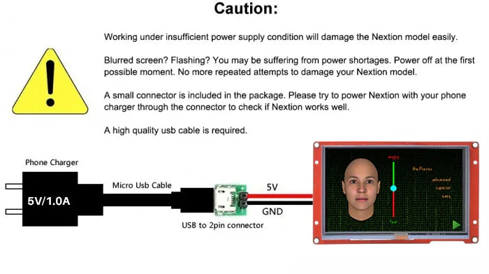 NX8048O050_011 Nextion Screen - Robot Pi Shop