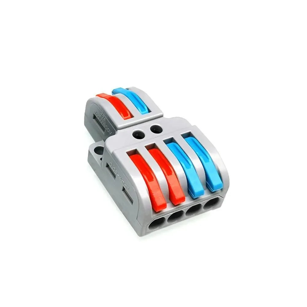 LT-422 Wire Connector 2 IN 4 OUT Wire Splitter Terminal - Robot Pi Shop