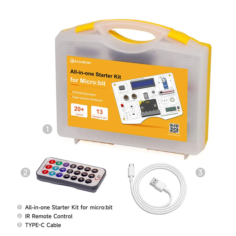 All-in-one Starter Kit for Micro:bit – Robot Pi Shop