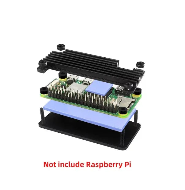 Aluminum Case for Raspberry Pi Zero 2 W - Robot Pi Shop