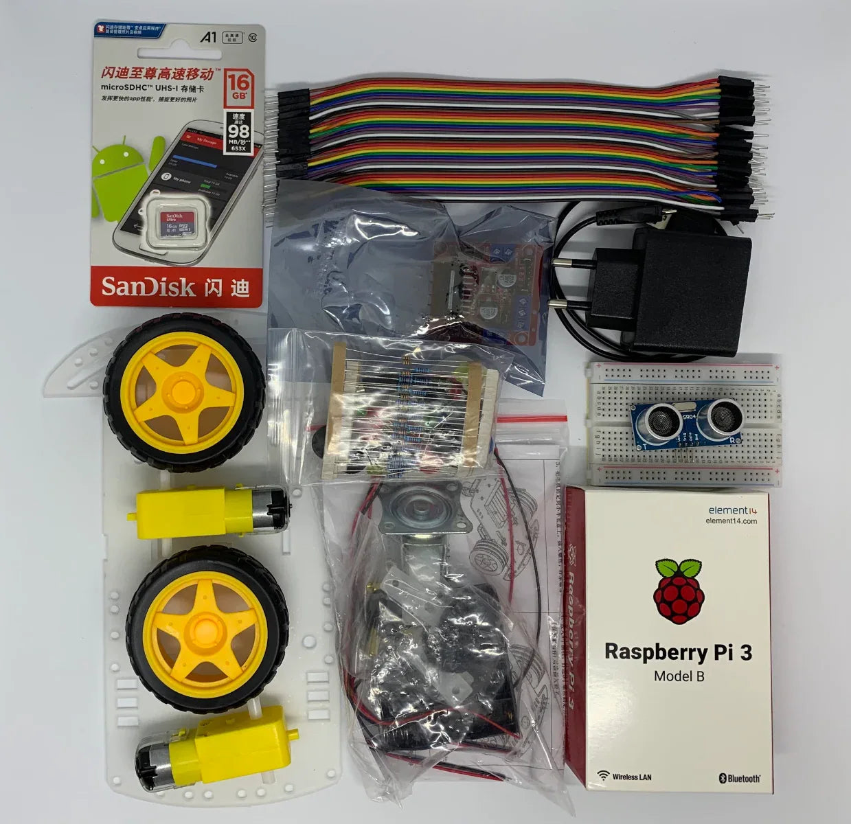 Raspberry Pi Robot Car Kit - Robot Pi Shop