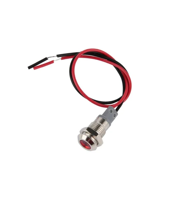 10-24V 8mm LED Metal Indicator Light - Robot Pi Shop