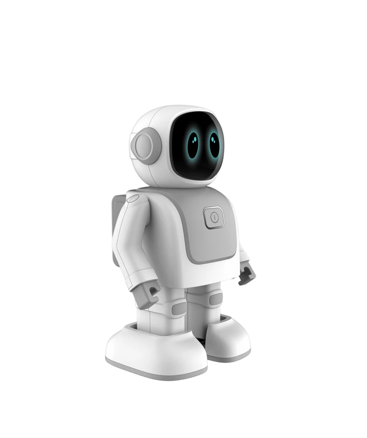 Dancing Robert: Interactive Companion Robot Grey
