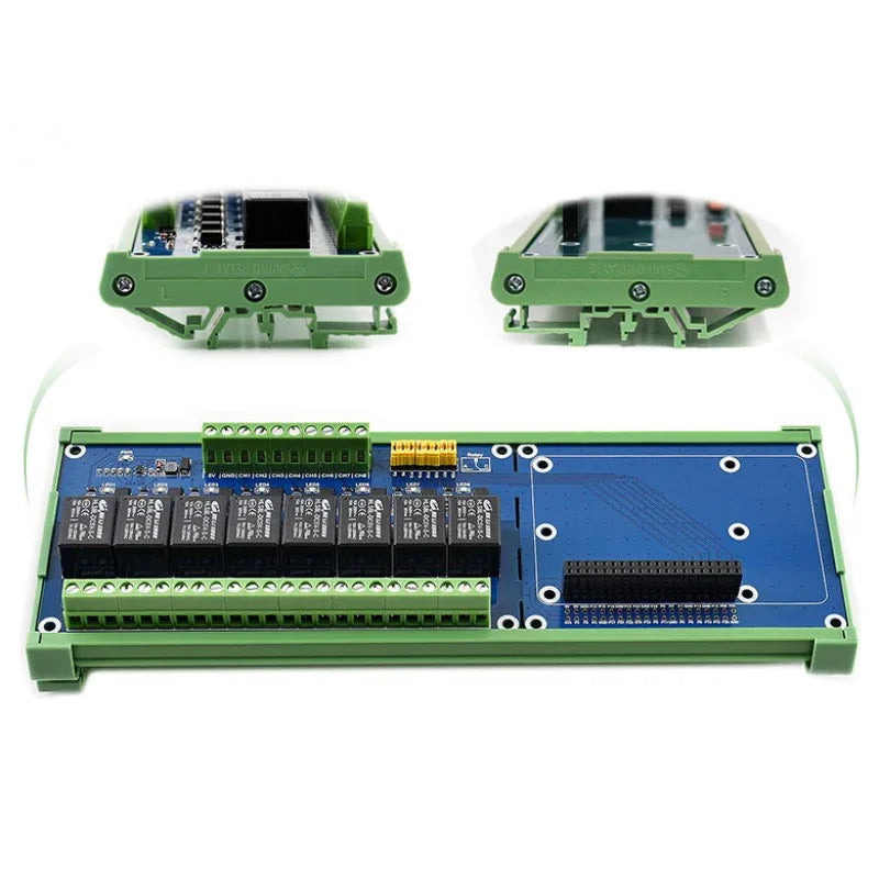 Raspberry Pi 8 Channel Relay Expansion Board - Robot Pi Shop