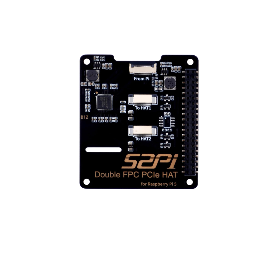 GeeekPi Dual FPC PCIe HAT for Raspberry Pi 5 – Robot Pi Shop