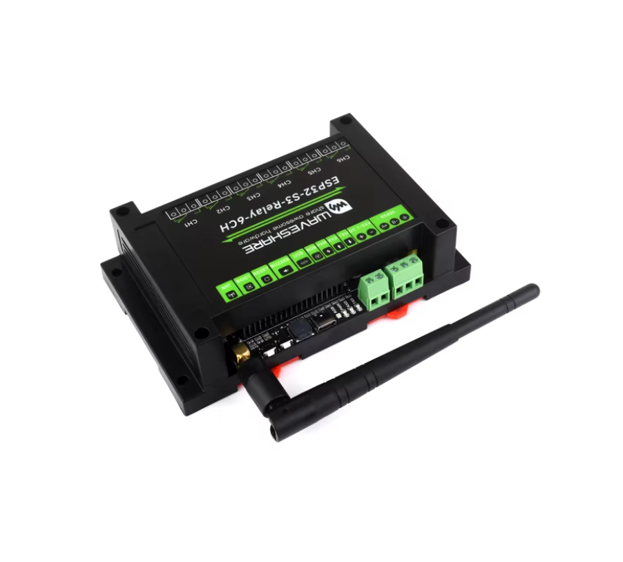 Industrial 6-Channel ESP32-S3 WiFi Relay Module