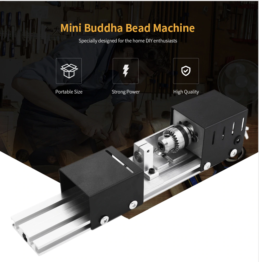Mini Beads Machine Lathe DIY