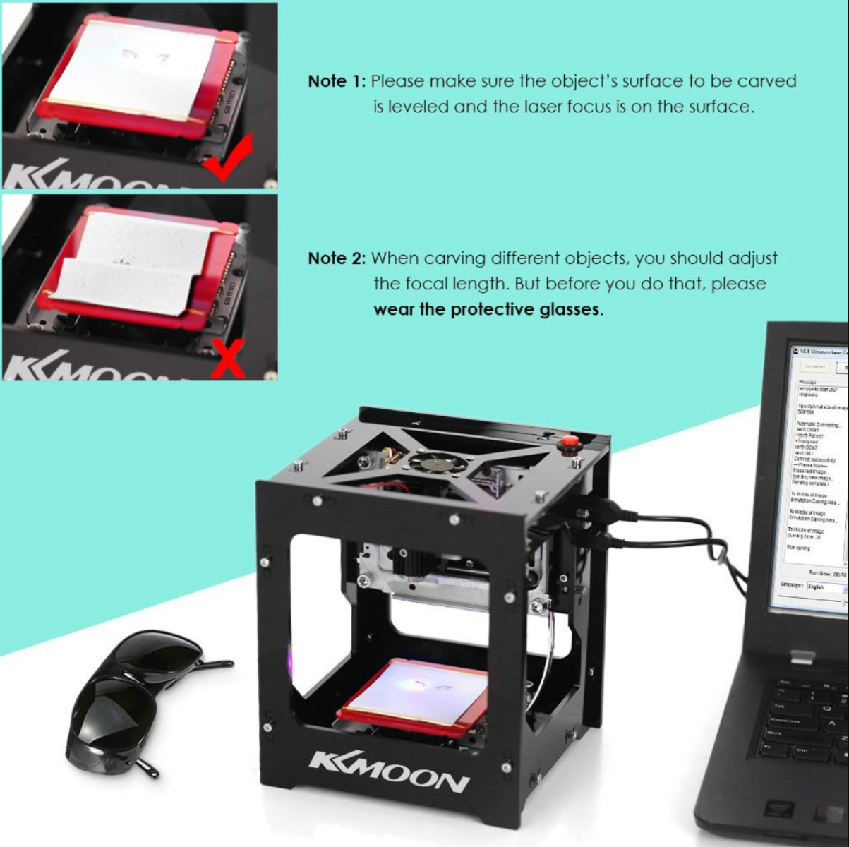 High Speed laser USB Engraver Machine