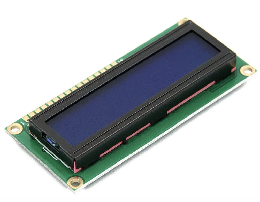 LCD 1602 Blue Screen Character - Robot Pi Shop